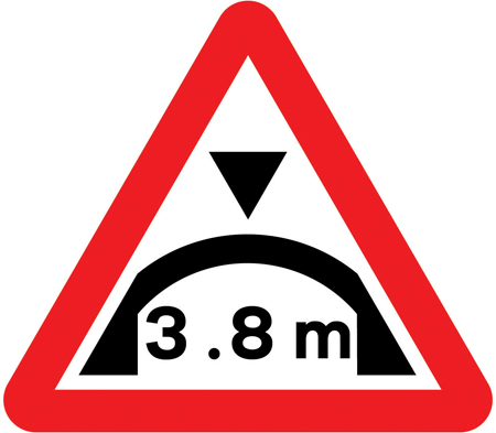 arch bridge height warning  