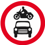 No motor vehicles